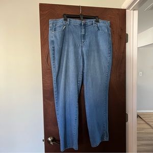 Gloria Vanderbilt 22w straight leg jean